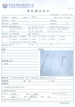 老化测试报告